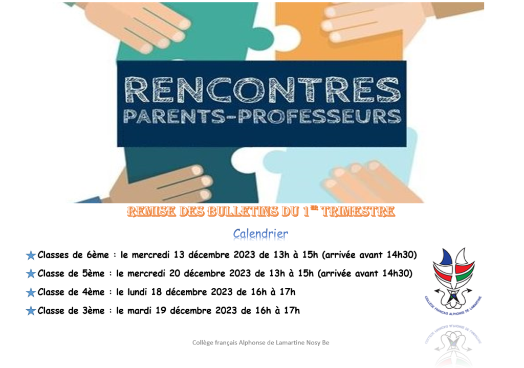 Rencotres parents-professeurs