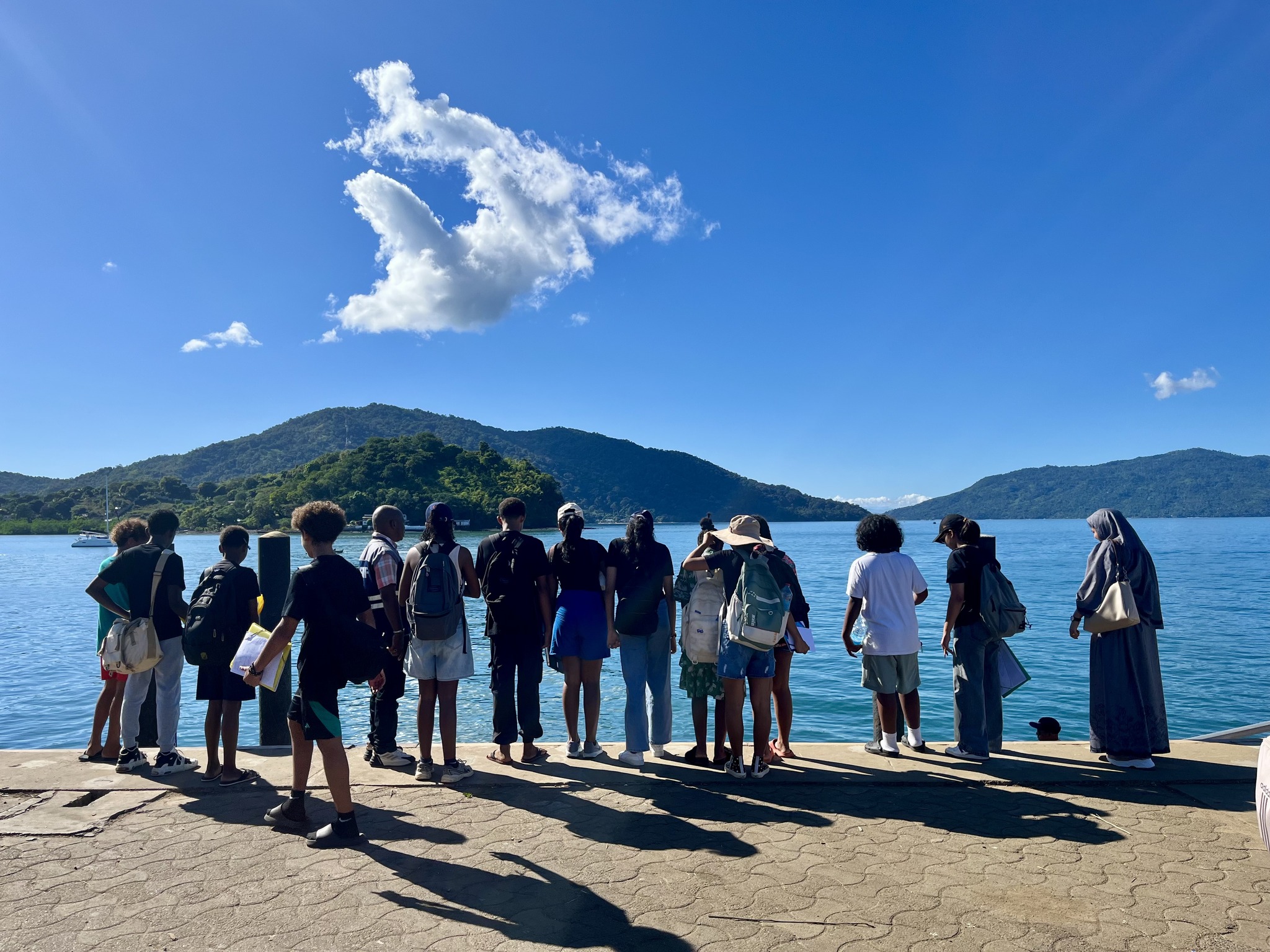 Sortie pédagogique au port de Nosy Be