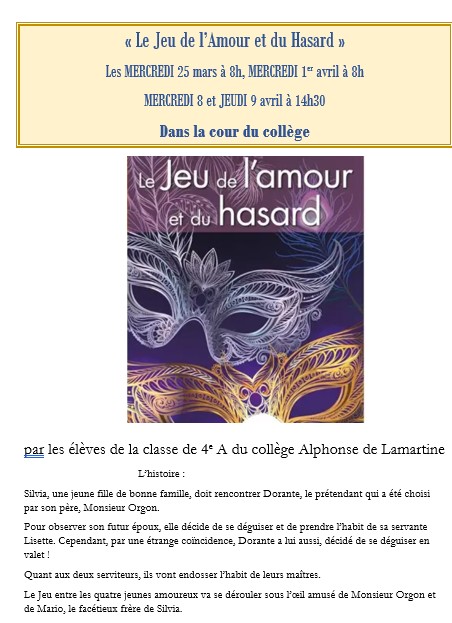 Le Jeu de l&rsquo;Amour et du Hasard